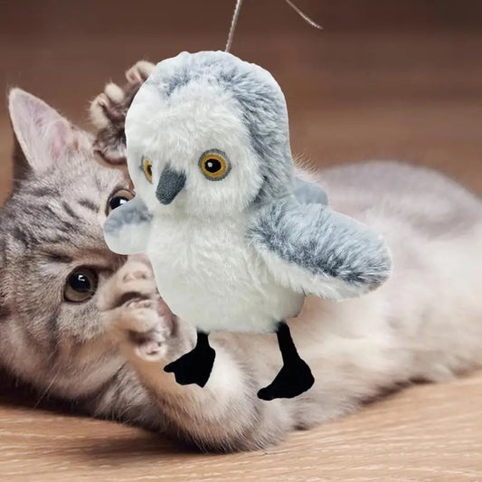 Interactive Cat Plush Toys For Indoor Cats Automatic Flapping Bird Cat Toy -  Pet House