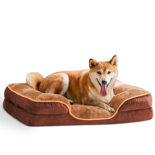 Memory Foam Pet Bed For Small Dogs And Cats With Washable And Removable Lid -  Pet House