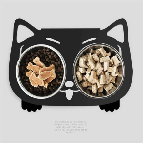 Anti-falling Cat Dog Feeding Water Bowl -  Pet House