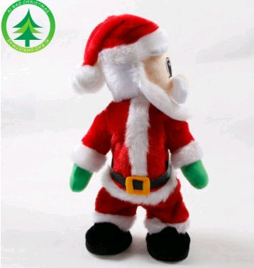 Christmas Decorations Electric Santa Toys Creative Twist Music Santa Claus Dolls -  Pet House