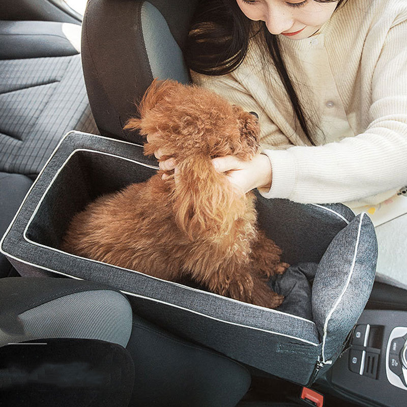 Car Safety Cat Dog Bed Travel Central Control Pet Seat Transport Dog Carrier -  Pet House