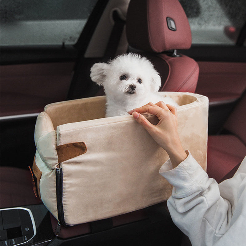 Car Safety Cat Dog Bed Travel Central Control Pet Seat Transport Dog Carrier -  Pet House