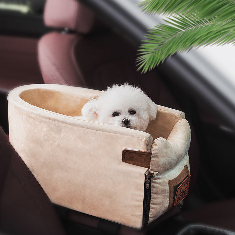 Car Safety Cat Dog Bed Travel Central Control Pet Seat Transport Dog Carrier -  Pet House