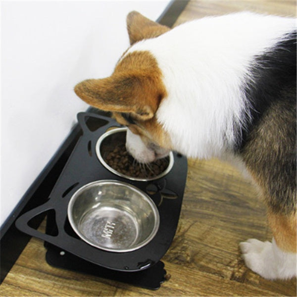 Anti-falling Cat Dog Feeding Water Bowl -  Pet House