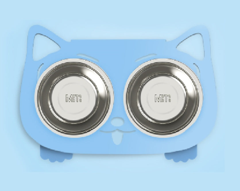 Anti-falling Cat Dog Feeding Water Bowl -  Pet House