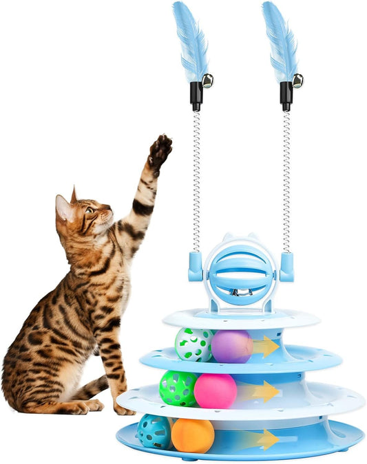 Cat Toys For Indoor Cats Kitten Toys Interactive Cat Toy Cat Puzzle Toy Cat Ball Toy -  Pet House