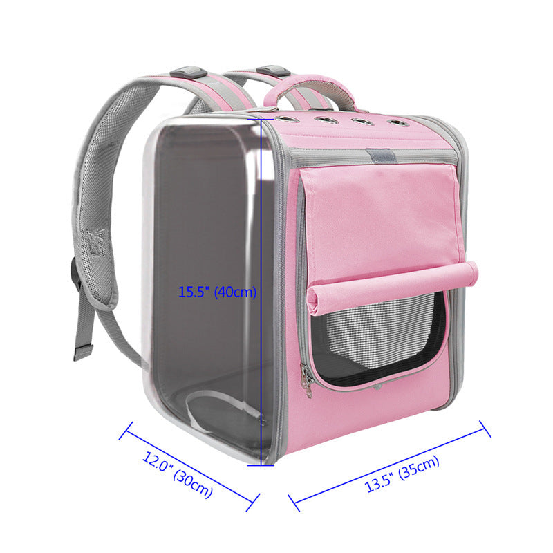 Pet Cat Carrier Backpack Breathable Cat Travel Outdoor Shoulder Bag For Small Dogs Cats -  Pet House