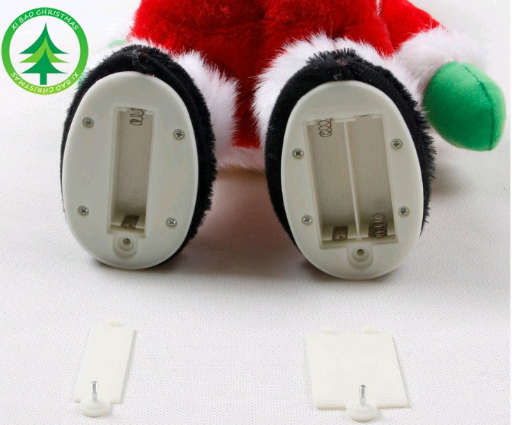 Christmas Decorations Electric Santa Toys Creative Twist Music Santa Claus Dolls -  Pet House