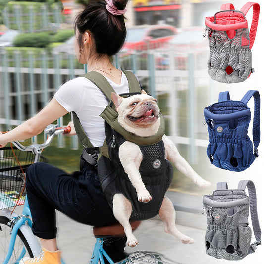 Pet Carrier Backpack Outdoor Travel Mesh Breathable Shoulder Bags -  Pet House