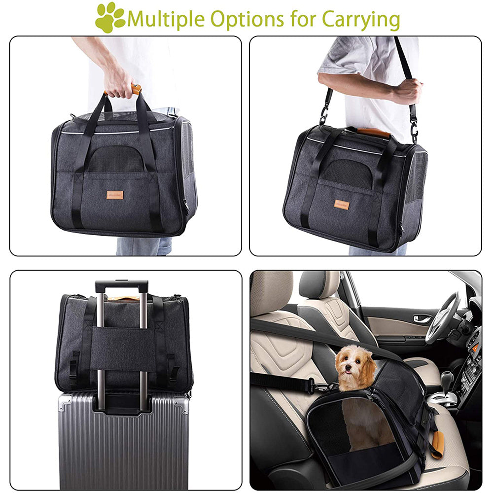 Cat Carrier Soft Dog Carrier Foldable Portable Bag Pet -  Pet House