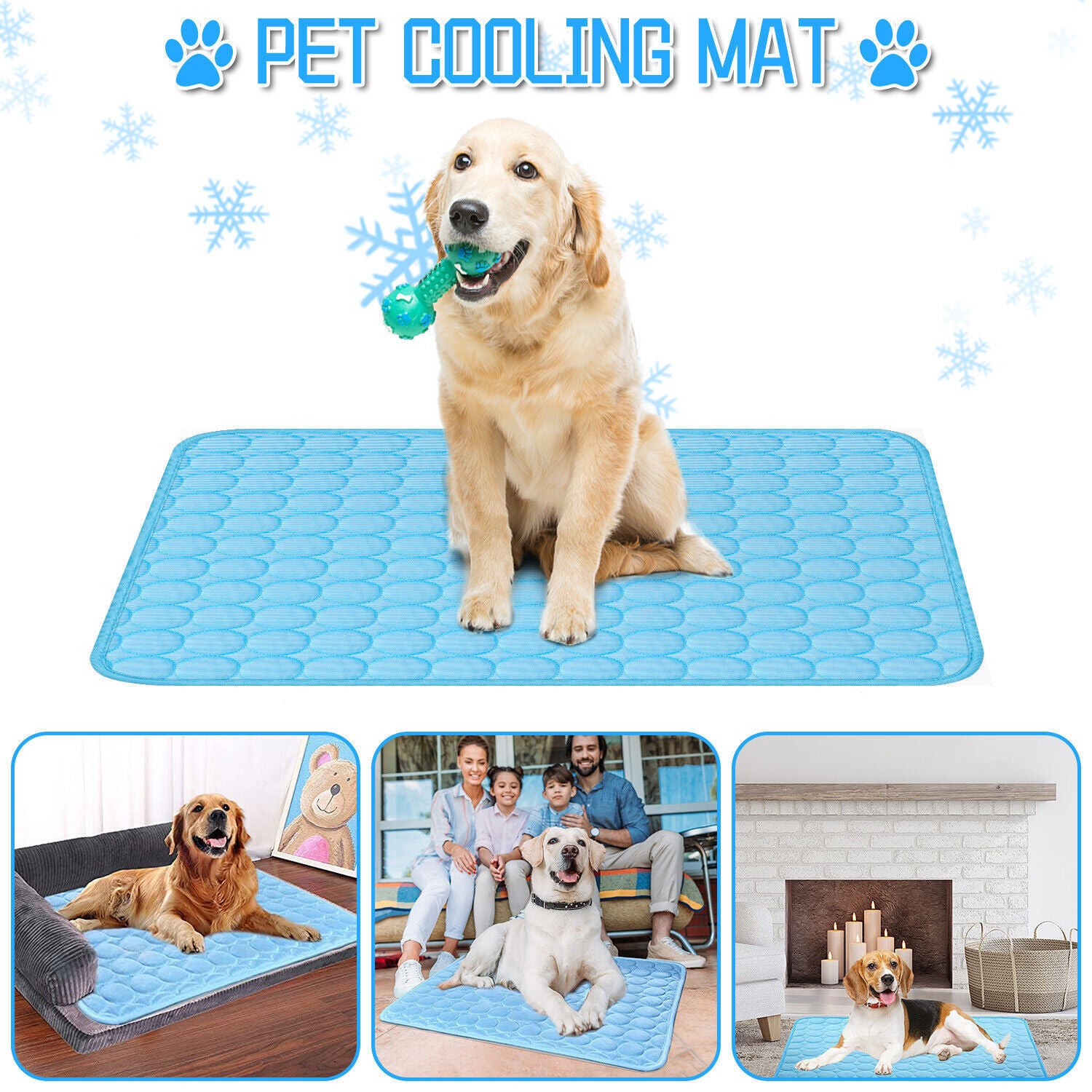 Pet Cooling Mat Cool Pad Cushion Dog Cat Puppy Blanket For Summer Sleeping Bed -  Pet House