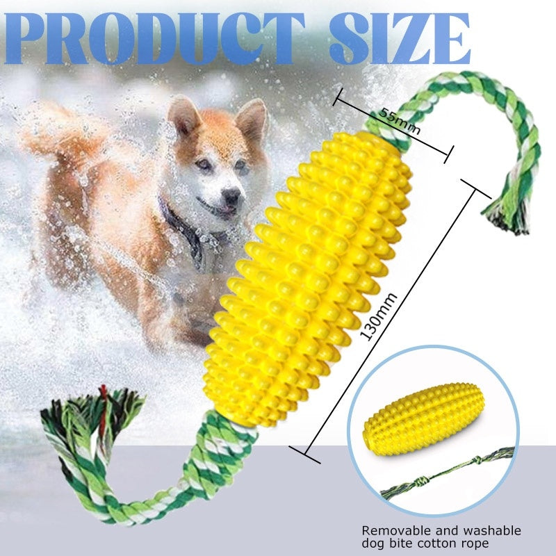 Puppy Toothbrush Clean Teeth Interactive Corn Toys Dog Toys Aggressive Chewers Dog Chew Toys -  Pet House