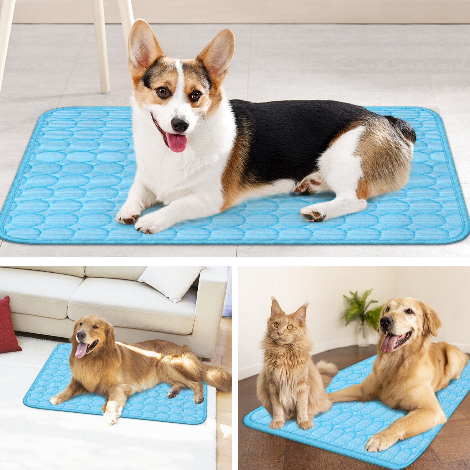 Pet Cooling Mat Cool Pad Cushion Dog Cat Puppy Blanket For Summer Sleeping Bed -  Pet House