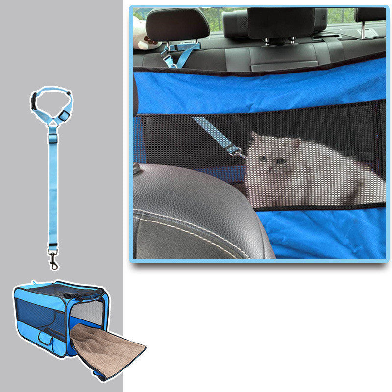 Pet Travel Carrier Bag Portable Pet Bag Folding Fabric -  Pet House