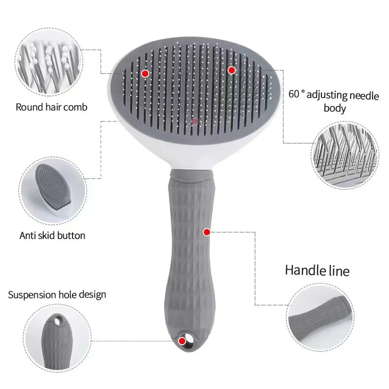 One-click hair removal pet comb -  Pet House