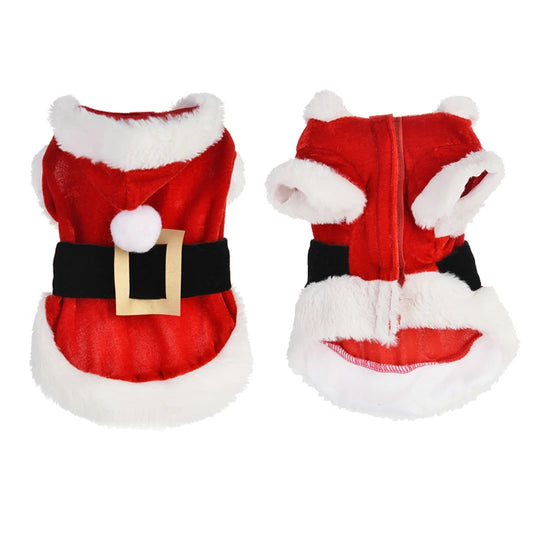 Santa Christmas Costume -  Pet House