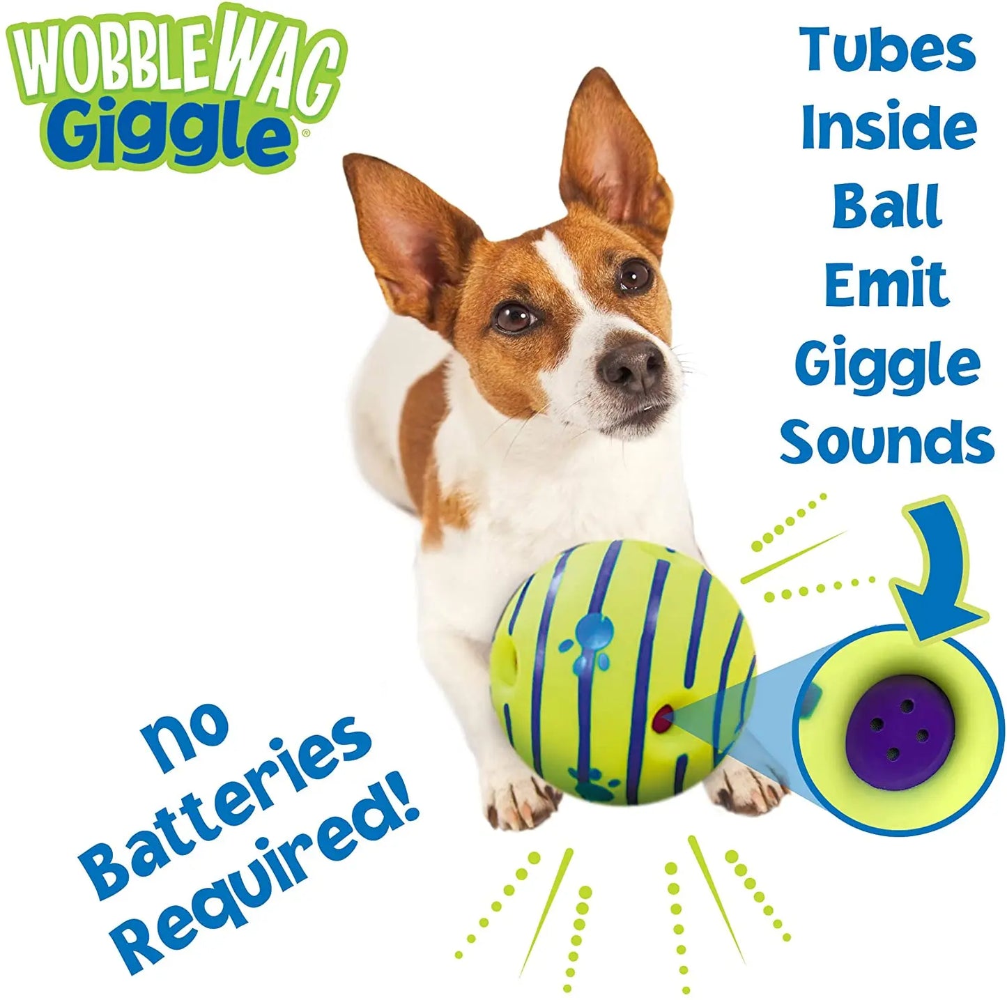 Dog ball with Giggle Sounds -  Pet House