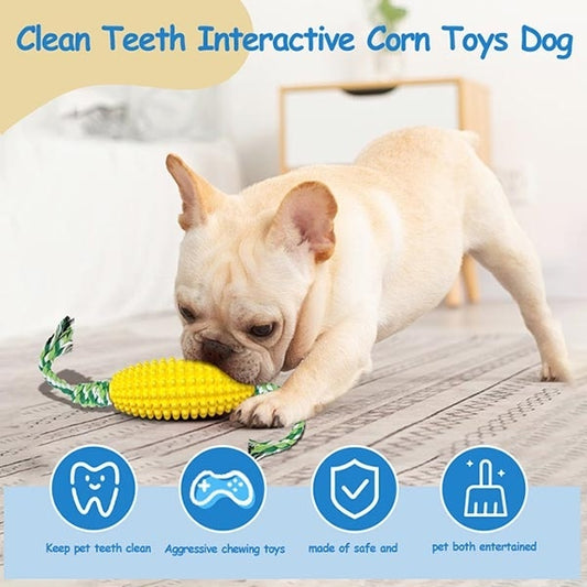 Puppy Toothbrush Clean Teeth Interactive Corn Toys Dog Toys Aggressive Chewers Dog Chew Toys -  Pet House