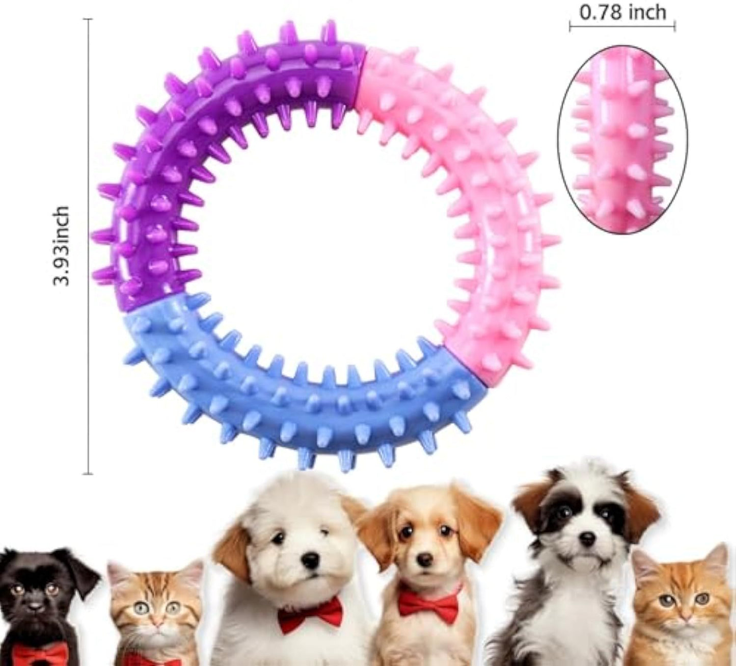 Dog Chew Toys Ring Dog Teething  Toys Pet Toys For Small Medium Large Dogs -  Pet House