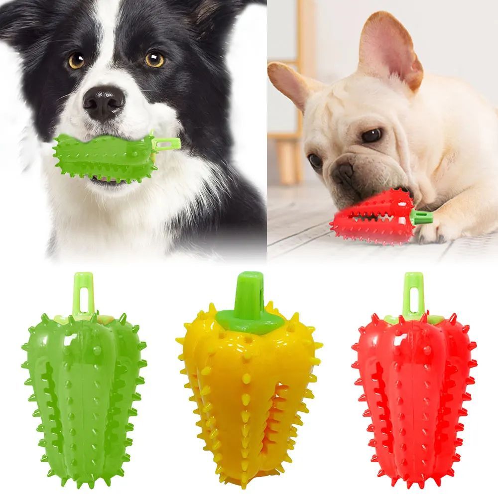 Interactive Dog Teething Chili Chewers Toy Interactive Toys Dog Toys -  Pet House