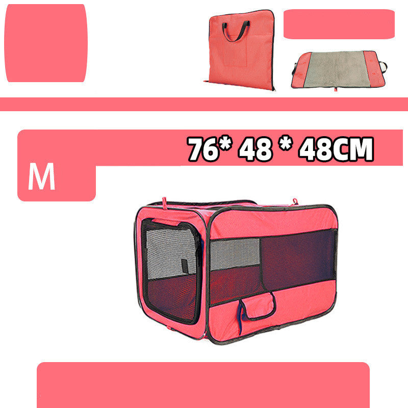 Pet Travel Carrier Bag Portable Pet Bag Folding Fabric -  Pet House