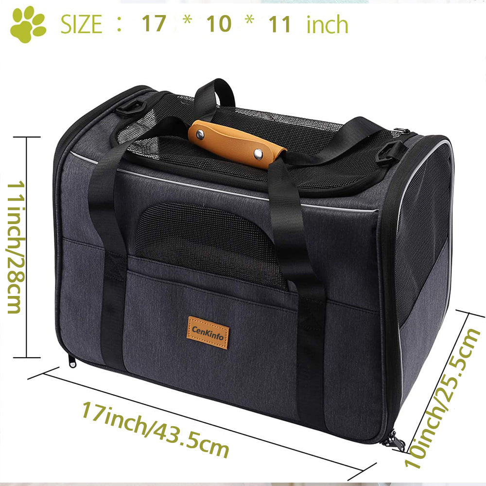 Cat Carrier Soft Dog Carrier Foldable Portable Bag Pet -  Pet House