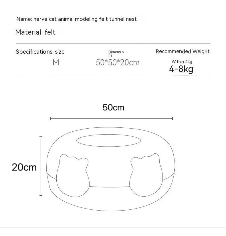 Cat Tunnel BedCat Nest Four Seasons Universal Summer Sleep -  Pet House