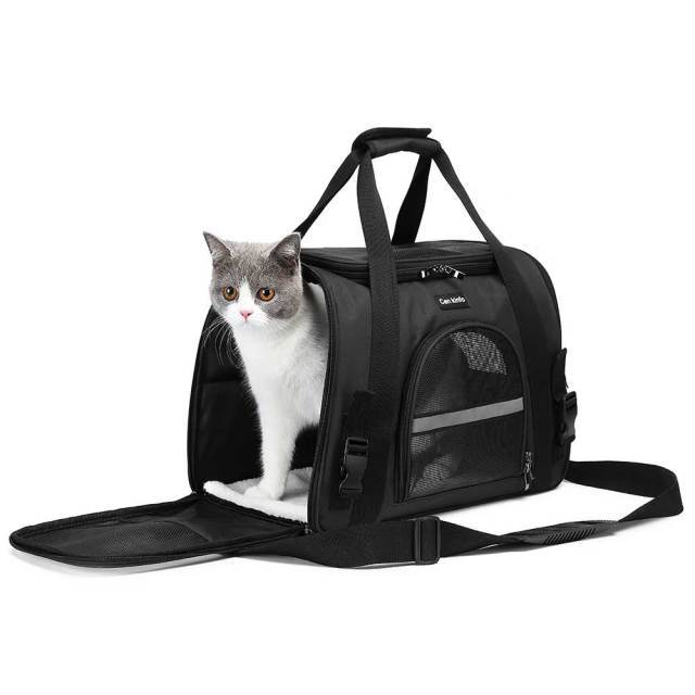 Cat Carrier Soft Dog Carrier Foldable Portable Bag Pet -  Pet House