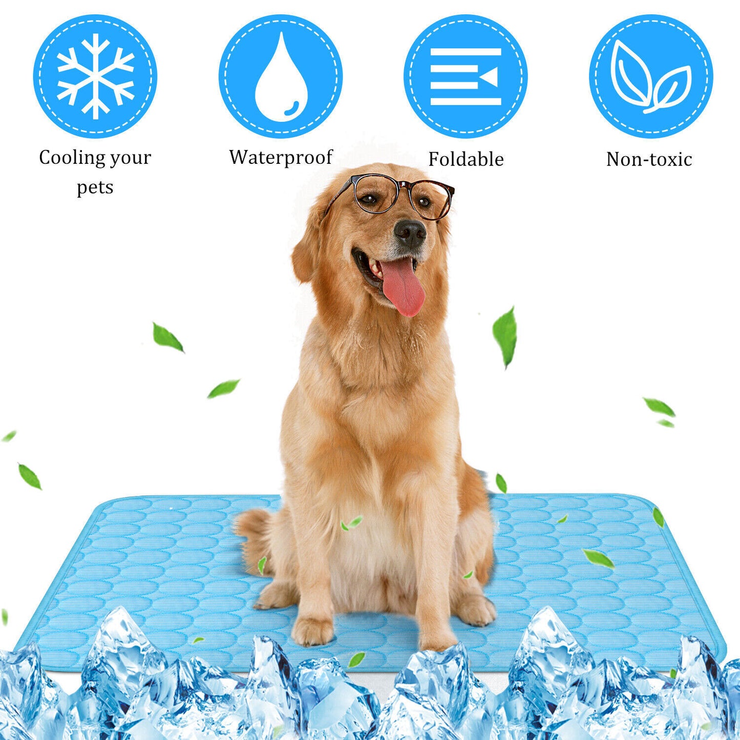 Pet Cooling Mat Cool Pad Cushion Dog Cat Puppy Blanket For Summer Sleeping Bed -  Pet House