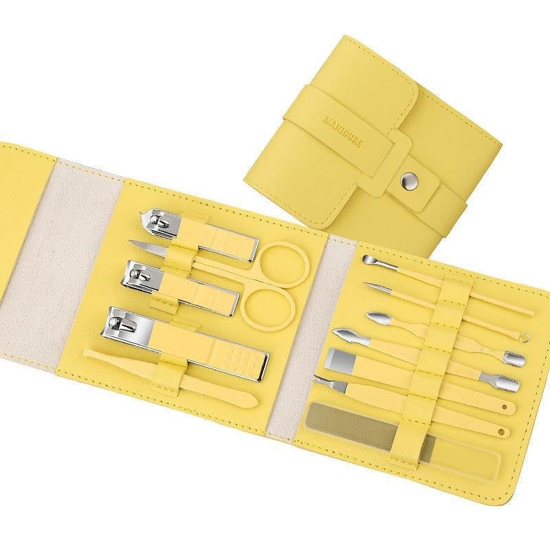 Make Up 16 Pcs Nail Clippers Nail Cutter Nail Scissors With PU Bag -  Pet House