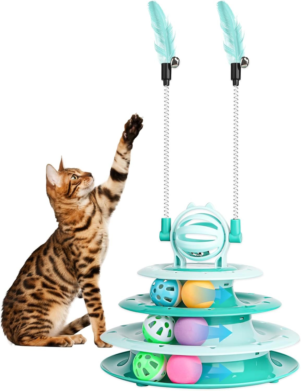 Cat Toys For Indoor Cats Kitten Toys Interactive Cat Toy Cat Puzzle Toy Cat Ball Toy -  Pet House